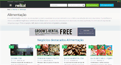 Desktop Screenshot of alimentacao.reikal.com.br