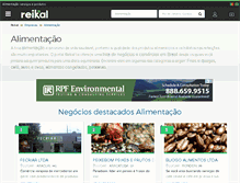 Tablet Screenshot of alimentacao.reikal.com.br